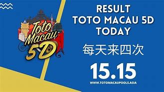 Live Draw Toto Macau 5D Youtube Hari Ini